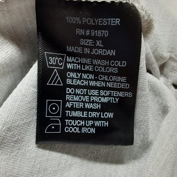 Bolle Men's Polo Short Sleeve Golf Shirt Gray Button Top Size X-Large - Picture 6 of 8